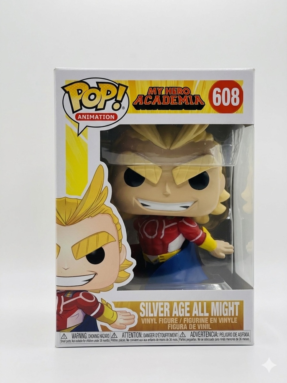 Funko Pop! My Hero Academia Silver Age All Might - Yellow Red Blue